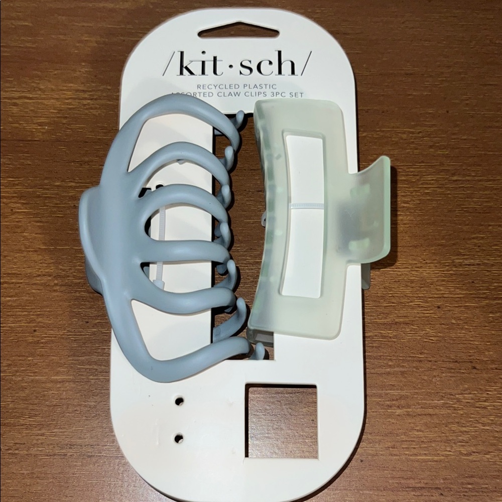 Kitsch Recycled Plastic Claw Hair Clips